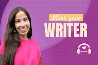 write a kpop article for your blog in english or spanish