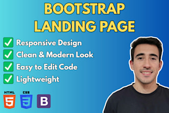 create a modern, lightweight and responsive static website