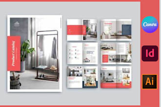 design product catalog, lookbook, sell sheet, booklet for machinery equipment