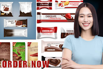 do food pouch package chocolate candy sweet ice cream gummies snacks protein bar