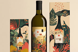 design bottle label and packaging for your product