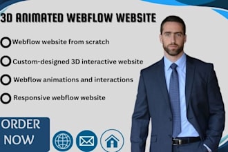 create 3d  webflow website  webflow landing page figma to webflow threejs gsap