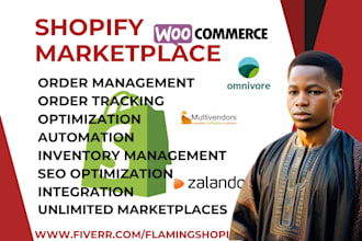 setup shopify marketplace cedcommerce woocommerce multivendor zalando omnivore
