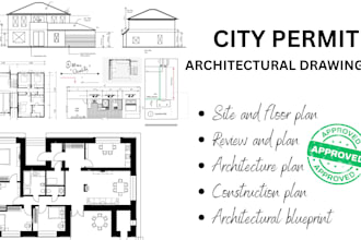 make architectural drawing in autocad and revit for sedonas, anapolis
