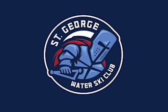 design exceptional george water ski club logo