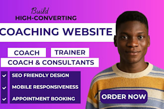 design coaching website counseling website therapy website