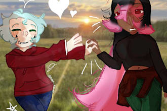 draw your characters for money xd