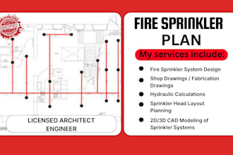 draft stamp fire sprinkler architectural engineering drawing foundation plan adu