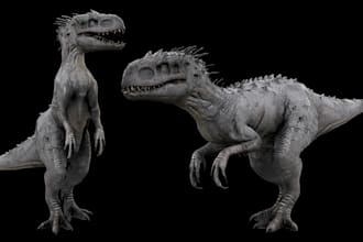 design animal model 3d dinosaur model animal rigging unity 3d animal animation