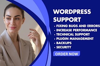 do wordpress troubleshooting, support or help