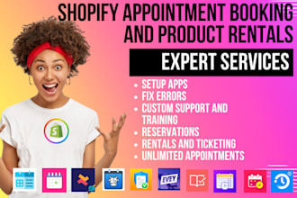 set shopify appointment booking appointo tipo appntly meety evey izyrent rentals