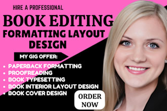 do book layout design book formatting and paperback typesetting for kdp