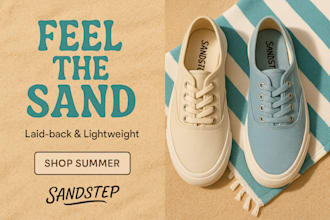 design eye catching  banner ads for shoe cloths etc brand