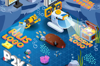create custom isometric illustrations for your project