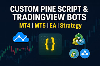develop custom pine script, tradingview indicators for newbie and pro traders