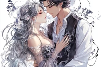 illustrate anything in dark manga anime art style