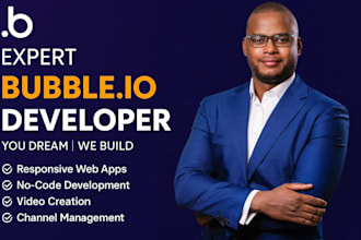 build bubble io saas, mvp, bubble app, figma to bubble, api, n8n