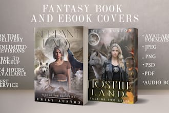 design fantasy book and ebook covers