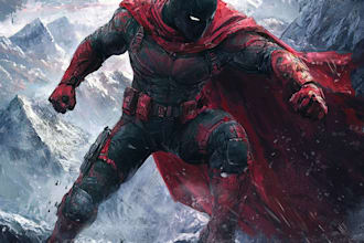 design superhero, concept art, characters and game character for you