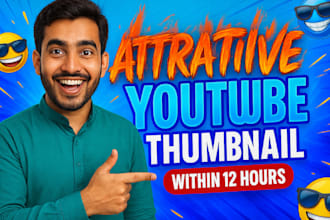 custom ai thumbnail design for youtube viral and click worthy