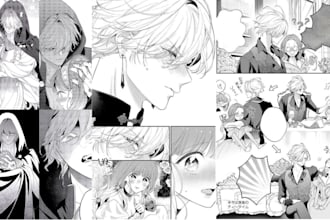 draw webtoon manga comic webtoon cover anime art manga storyboard webnovel