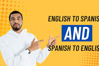do certified translation english to spanish and manual