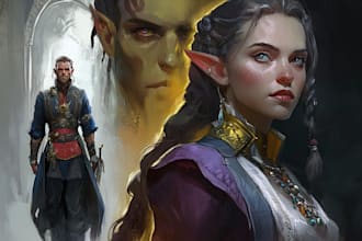 paint your portrait and avatar as a fantasy fairy