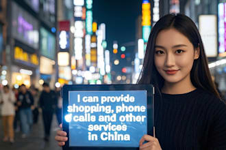 help you buy goods or make calls or provide other services you need in china