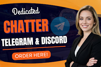 engage and energize your telegram community as your dedicated chatter