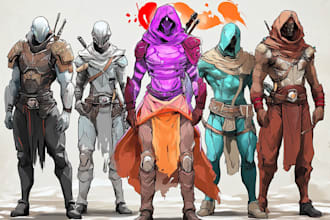 create fantasy, sci fi, character with hyperrealistic style