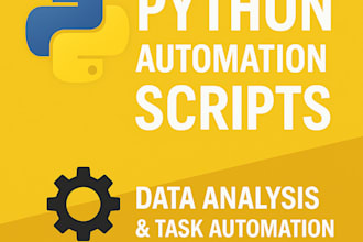 automate tasks and analyze data using python scripts