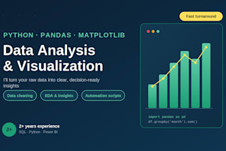 clean, analyze and visualize your data using python, pandas and matplotlib
