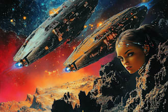design fantasy, romance and sci fi book covers