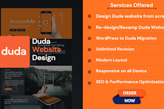 design custom duda website design, duda redesign with duda website builder