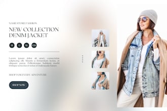 wix dropshipping store design, dropshipping store, wix fashion store, ecommerce