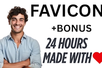 create a favicon for you according to your need