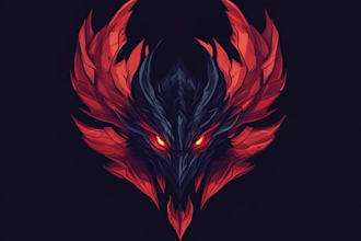 make logo designer anime, fantasy