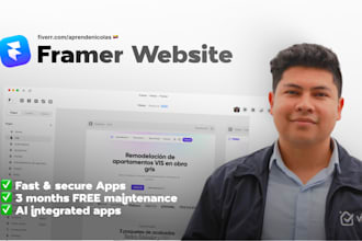 design website in framer that convert