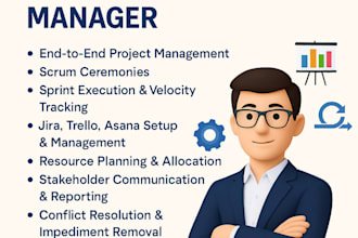 be your expert scrum master and agile project manager