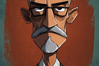 draw a political themed cartoon or character for you