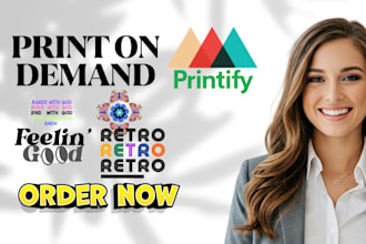 create print on demand tshirt designs merchandise templates printify printful