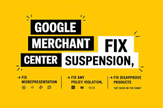 fix google merchant misrepresentation issue gmc suspension and feed error