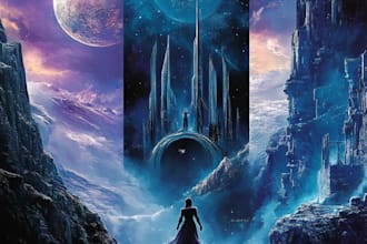 design a great cover for sci fi, horror book cover