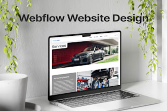 do modern minimalist responsive webflow figma website design