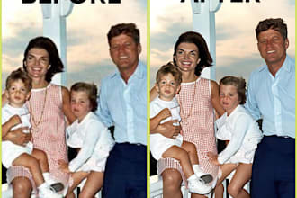 upscale, enhance, and restore quality of photos and images