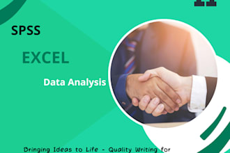 do data analysis, spss, excel, tableau, power bi projects