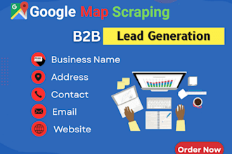do google map lead generation, b2b data extraction