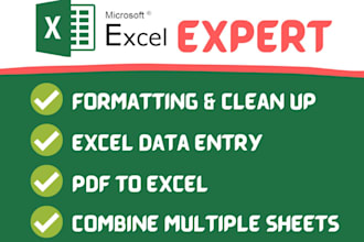 clean, merge, split, format excel data