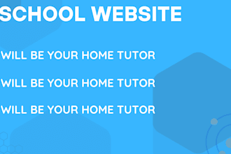 design student website, redesign school website, design wix website redesign