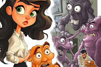 design  characters, cartoons, and caricatures